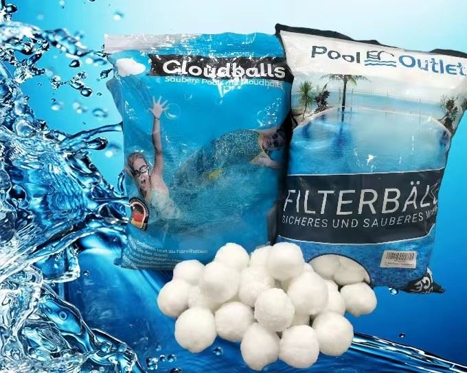 High-quality Polyester Fiber Ball Used in Oil Field And Swimming Pool Water Treatment Areas
