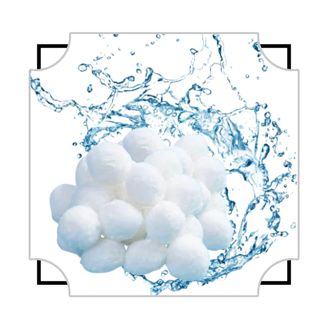Koi Göleti İçin Daha Az Geri Yıkama Polyester Bakteri Ev Filtre Ortamı Fiber Topları