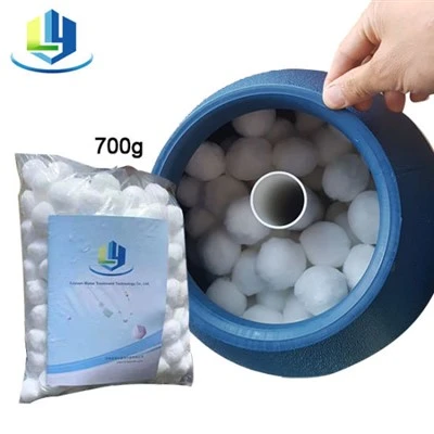 Endüstriyel Atıksu Arıtımı için% 100 Fiber İmalat Filtre Topları