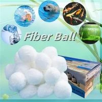 3 Mikron Enerji Tasarruflu Pompalar Filtre Polyester Elyaf Topu Akvaryum Tankı Yüzme Havuzu Kanalizasyon Arıtma