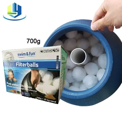 Tedarikçi Fiber Topu Yüzme Havuzu Filtre Ortamı 700g Renkli Kutu Ambalajı
