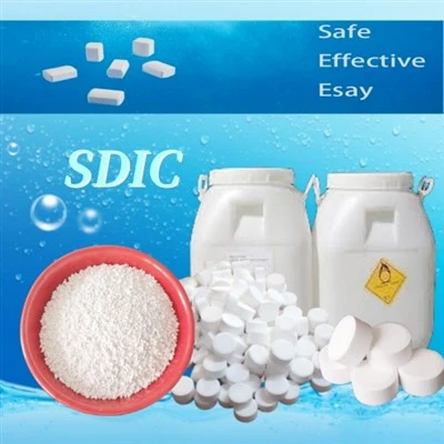 25kg Granül 8-30mesh Toz Sodyum Dikloroizosiyanürat Su Arıtma Kimyasalları SDIC