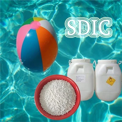 Yüzme Havuzu Toplu Klor 3 İnç Stabilize Sodyum Dikloroizosiyanürat Su Arıtma SDIC Granül